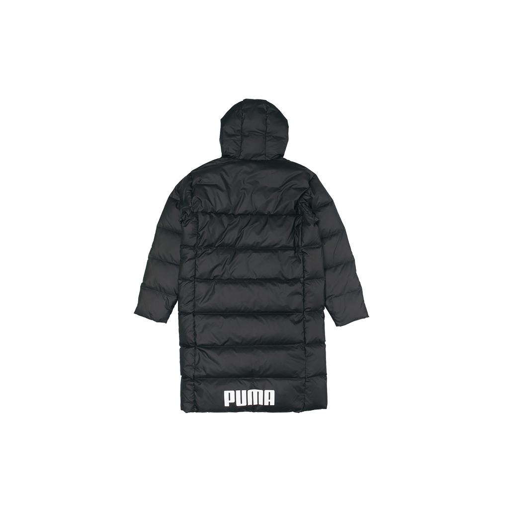 Puma Длинный теплый пуховик с капюшоном Мужская Верхняя одежда Черный 846321-01