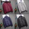 Men's Ultra Lightweight Packable Down Coat Comfortable Windproof Waterproof Coat Men Soft Comfortable Jackets Plus Size
