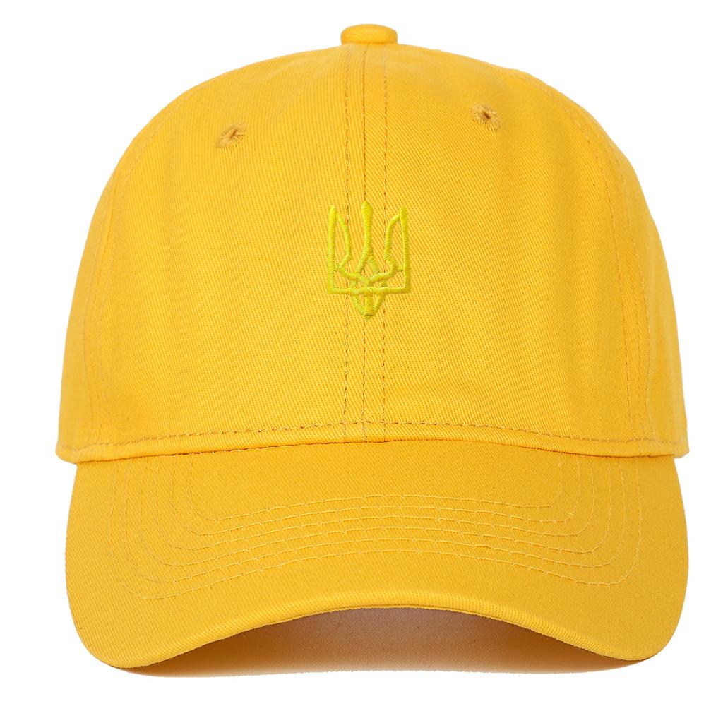 Ebay Украина Национальный герб Мужская бейсболка Козырек Защита от солнца Шляпа с национальным гербом Украины