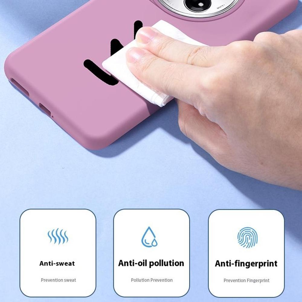 For OnePlus 12 5G Case Skin-Friendly Liquid Silicone+PC Phone Cover