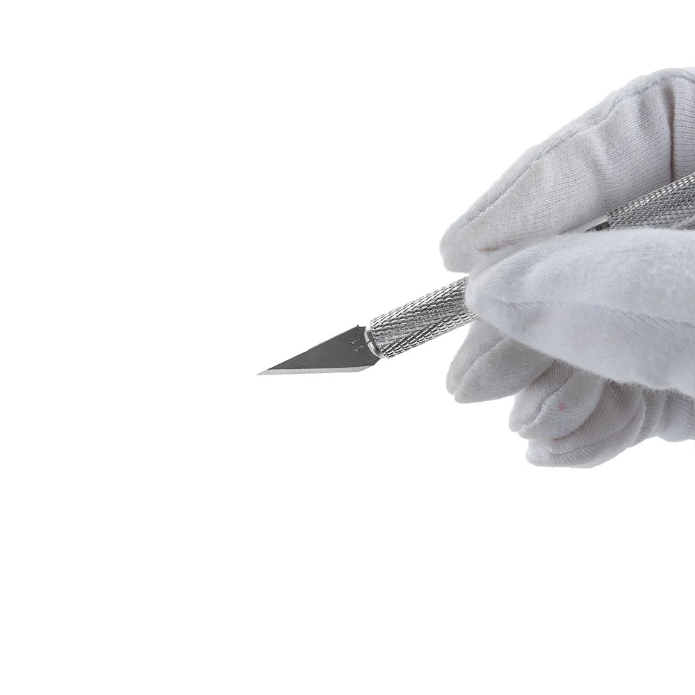 Кондитерские инструменты для резьбы по дереву, скульптуры, гравировки, металлический скальпель, нескользящий нож с лезвием 1 шт.