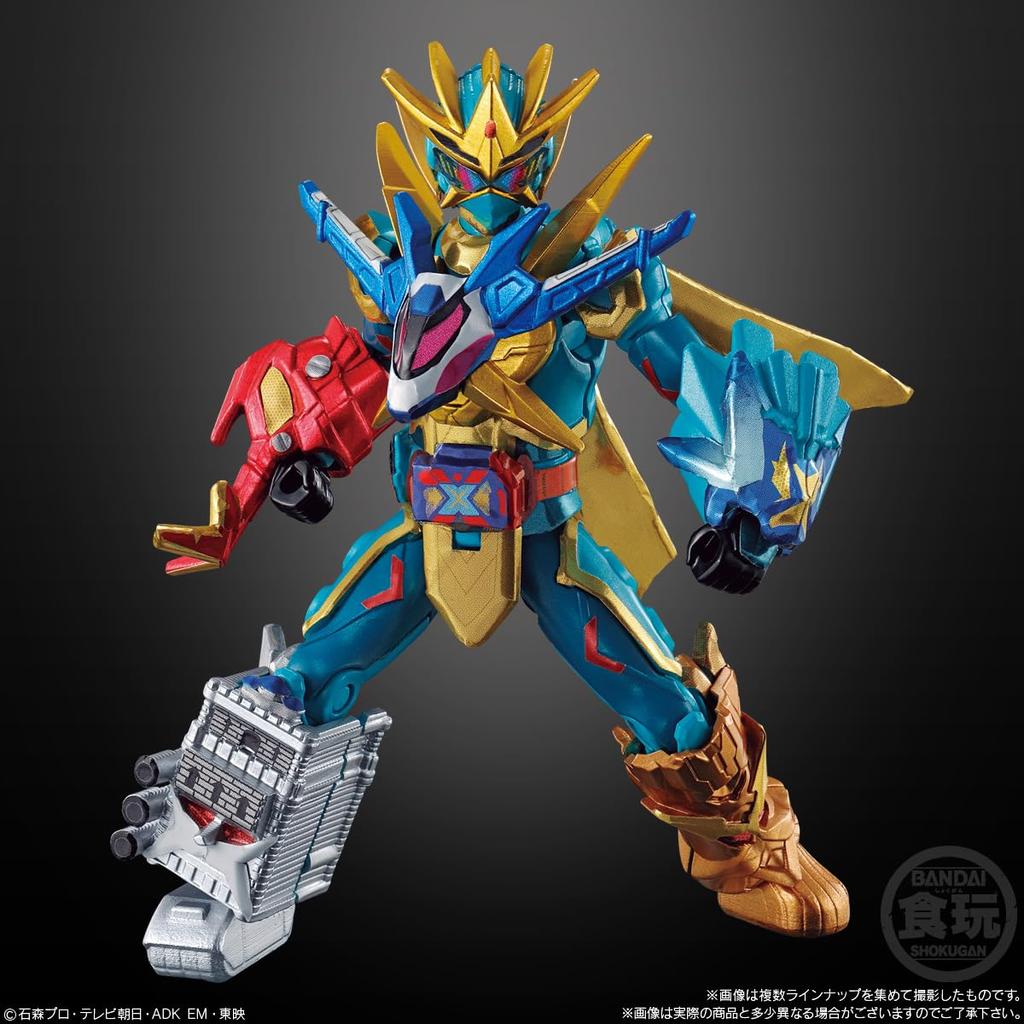 BANDAI Shodo Kamen Rider Gatchard Shodo Kamen Rider Geets Box Candy Toy Chewing Gum 6 Feat. 12-Pack