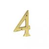 Brass Numeral No 4