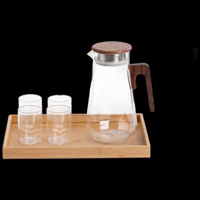 Мистер. Набор: стеклянный чайник и кувшин для холодной воды Nanshan Glass