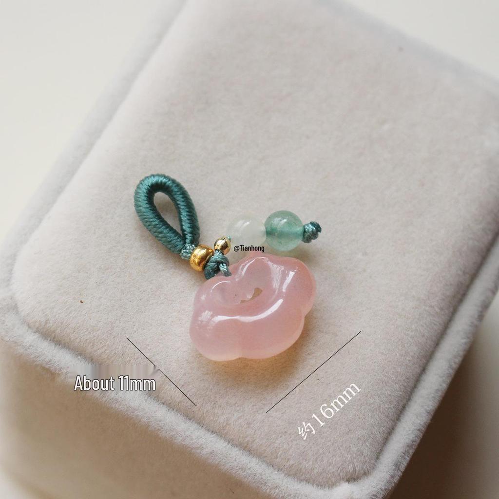 Хэтяньский нефрит агат личи Жуи браслет и кулон набор ювелирных изделий