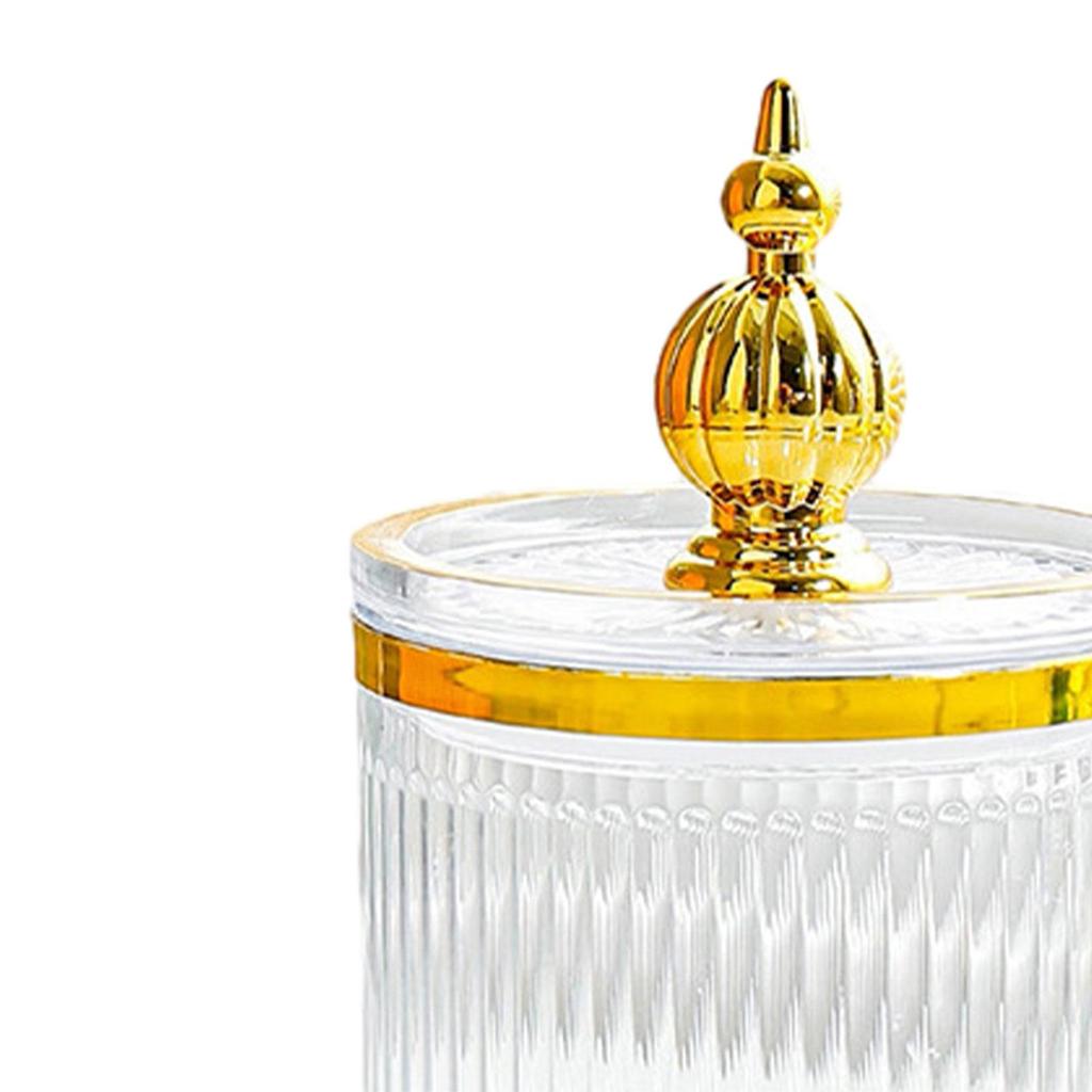 Cotton Swab Storage Box Dustproof Makeup Tool Case Multipurpose Cotton Ball Holder for Bathroom Home Dresser Living Room Bedroom