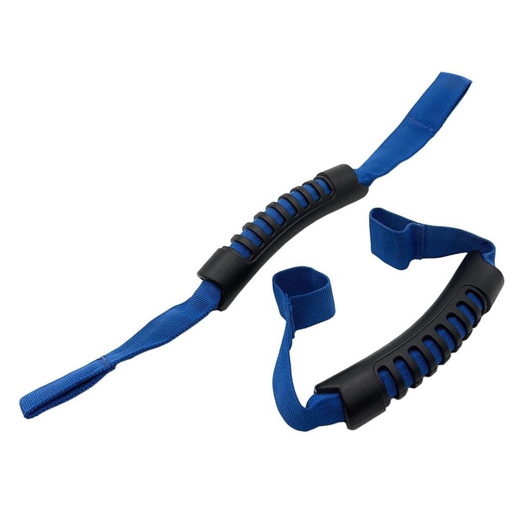 A-CRAFT Set of 2 Same Color Car Assist Grips Car Handrail Headrest Universal (Blue)