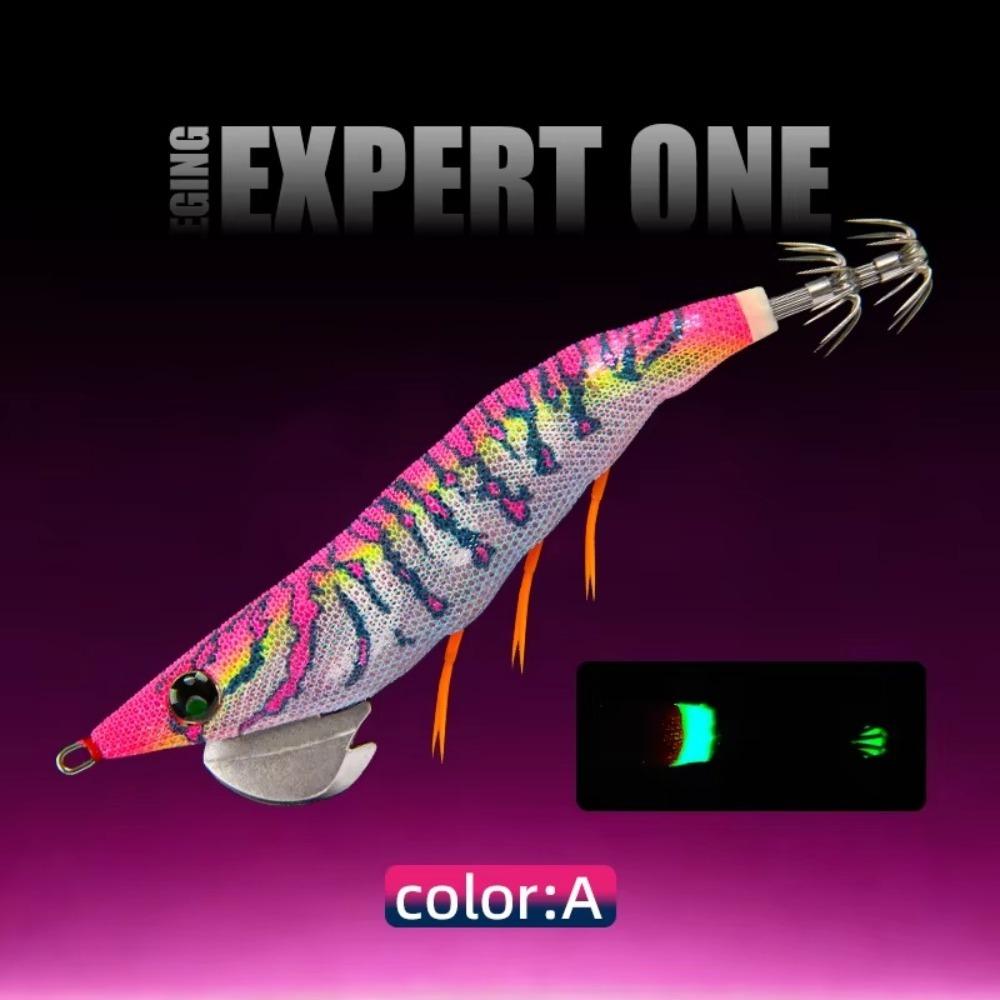 135mm Length Squid Jig Lure 18.5g Weight Artificial Squid Lure Sea Fishing Lure For Octopus