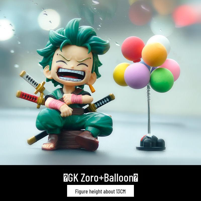 Аниме One Piece Украшение на центральную консоль автомобиля с Луффи и Зоро - Аксессуар для украшения интерьера.