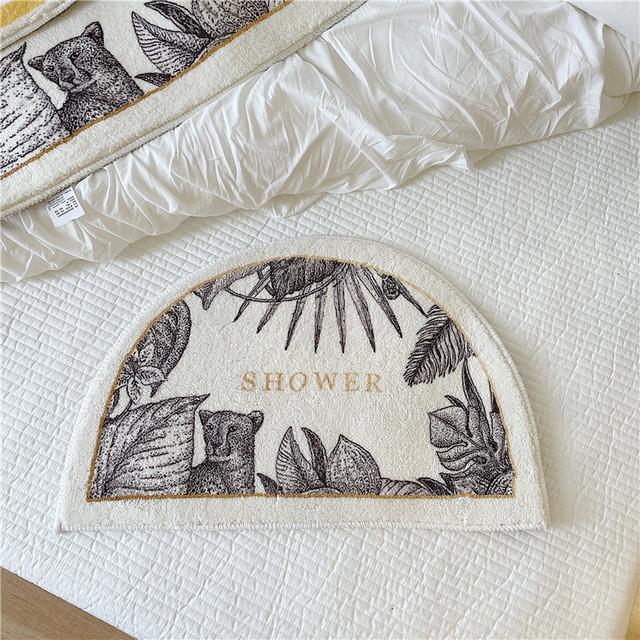 Нескользящий коврик для ванной Ins Style, коврик для двери, впитывающие ковры, входные коврики, коврики для балкона, крыльца, коврик для гостиной, ванной комнаты