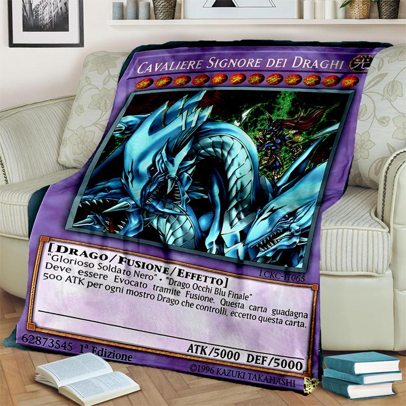 Yu-Gi-Oh MONSTER CARD одеяло с рисунком аниме, мягкое одеяло для дома, спальни, кровати, дивана, пикника, путешествия, офиса, одеяло, детское одеяло