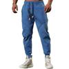 Мужские спортивные штаны Свободные длинные брюки Jogger брюки Повседневные спортивные однотонные спортивные штаны для фитнеса Мужские спортивные штаны