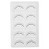 5 Pairs False Eyelashes Training Lashes for Beginners Eyelash Extensions Beauty Salon Practice