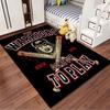 Warriors Graphic Carpet Design suitable as a non-slip mat for the living room or bedroom sofa