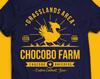 Chocobo Farm T-shirt - Final Fantasy Video Games Shirt - FFVII - FFXIV - FF14 - Final Fantasy VII Rebirth Gaming Tee - Typography Gamer Tee