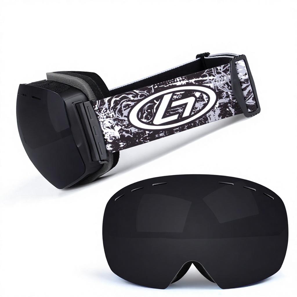 2026 Hot Selling Unisex Sports Eyewear Anti-Fog Men Womens Protection Ski Goggles Logo Magnetic Ski Goggles
