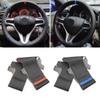 For Honda Fit Jazz City 2009 2010 2011 2012 2013 Insight 2010- 2014 Car Steering Wheel Cover Hand Braid Perforated Leather Trim