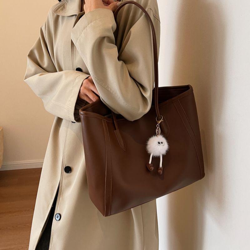 Женская универсальная сумка-тоут большой вместимости - Весенне-летняя сумка через плечо 2025 года для работы и поездок