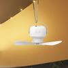 Camping Fan Tent Ceiling Hanging with Night Light Remote Control Camp Mini for RV