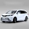 1:24 Toyota Sienna MPV Van литой игрушечный автомобиль металлическая игрушка коммерческий автомобиль модель автомобиля звук и свет инерционный механизм коллекция детская игрушка