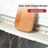 Unilateral Side Hole Kitchen Faucet Sink Mat Splash-Proof Kitchen Sink Draining Pad  Bathroom Use
