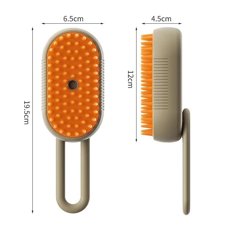 USB-аккумуляторные аксессуары для кошек, средства по уходу за собаками, паровая щетка для собак, заряженная для домашних собак, удаление колтунов, распущенная шерсть 3 в 1