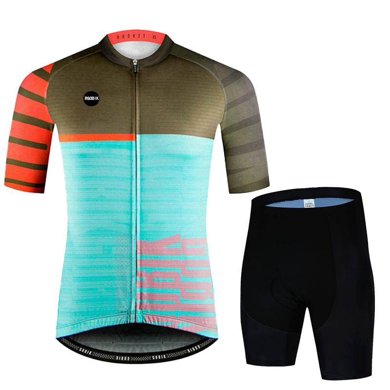 Men Short Sleeve 2026 Summer Breathable Cycling Suit Set Bicicleta Clothing MTB Maillot Ropa Ciclismo Sportswear Blue Bicycle Suit