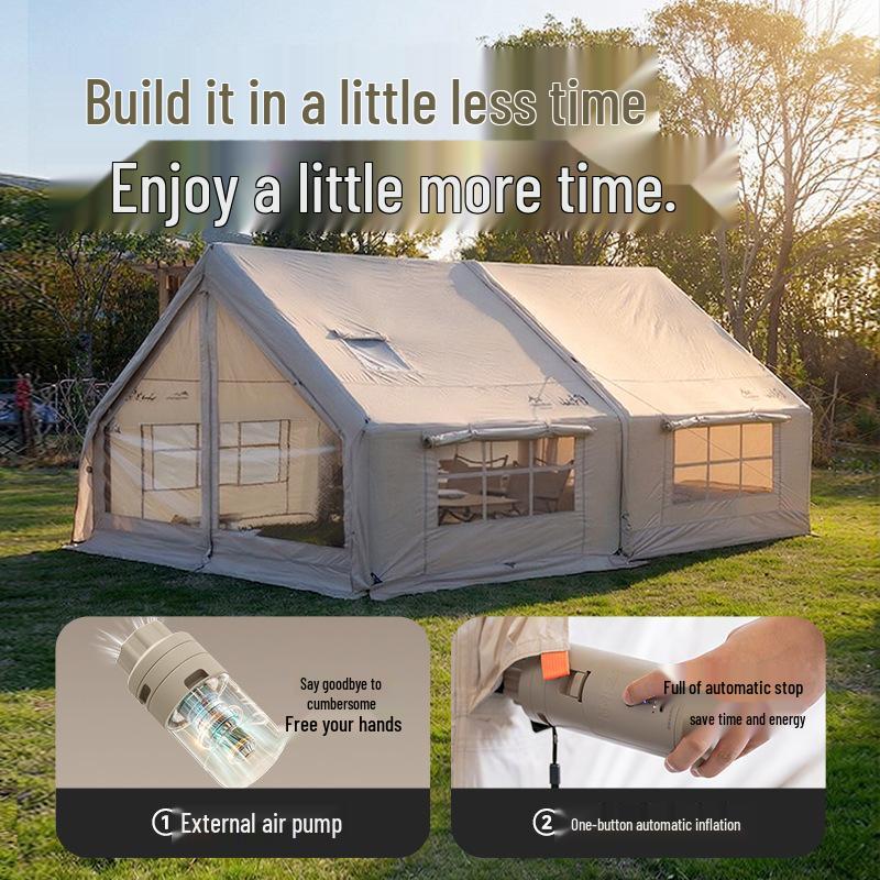 Shan Yue 2-in-1 Automatic Inflatable Camping Tent and Awning Set