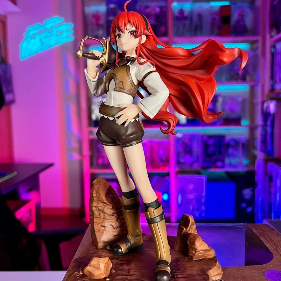 Аниме Эрис Бореас Фигурка Игрушки Mushoku Tensei Фигурки Эрис Грейрат Фигурка Модель ПВХ Коллекционная Статуэтка Украшение Куклы