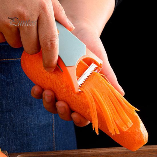 Fruit Peeler 2-in-1 Multifunctional Kitchen Grater for Fruits Vegetables Double Head Vegetable Potato Peeler Efficient Tools for Kitchen