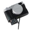 Масло Кожа Камера Получехол для Fujifilm X100VI Fuji X100VI PU Кожа Нижняя Крышка с Открытым Дном