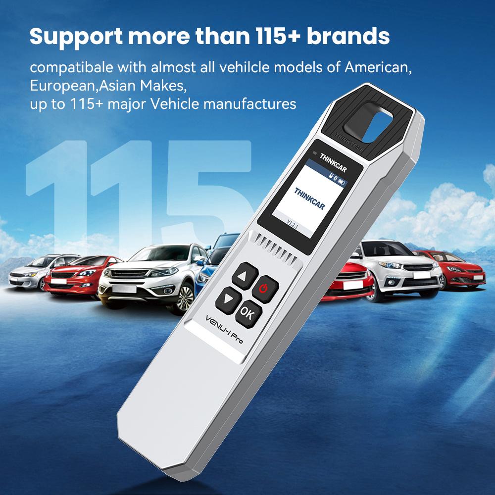 THINKCAR VENU IPRO Инструмент для проверки давления в шинах 315 МГц/433 МГц TPMS Инструмент для ремонта шин Активация датчика Диагностический инструмент для 689BT