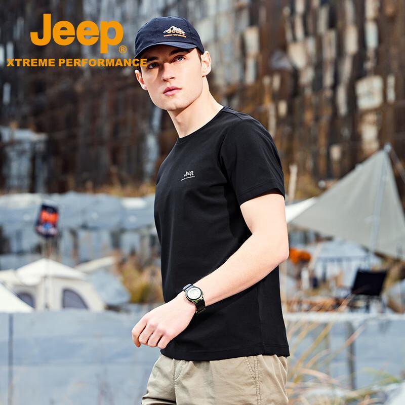 Jeep Мужская быстросохнущая футболка для тренировок
