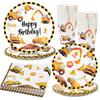 Construction Party Disposable Tableware Kids Boys Engineering Vehicle Theme Birthday Party Decorations Truck Party Supplies