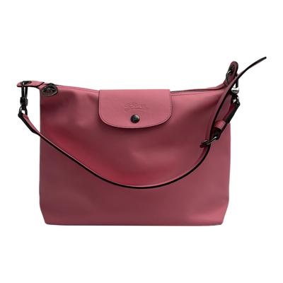 Le Pliage Xtra 32 Сумка-хобо из кожи на молнии и кнопке Средняя Женские сумки Розово-розовый 10189987018