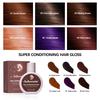 Глазурь для волос Super Gloss Цветная Кондиционирующая Блеск Смываемая Полуперманентная Глазурь для волос, улучшающая цвет, Питает и Восстанавливает, Легкая
