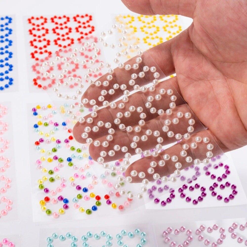 3D Acrylic Diamond Crystal Stickers Love Heart Face Gems Stickers for Party Show DIY Crystal Rhinestone Temporary Tattoos 4/18mm