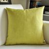 Modern Simple Style Linen Pillow Pure Color Elegant Office Bedside Cushion Cover Fabric Back Sofa