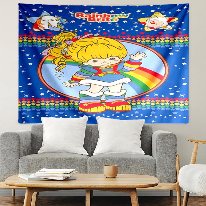 Rainbow Adventure Quick-Dry Tapestry Hanging for Bedroom,Livingroom, Playroom,Decor Art Room Wall Tapestry Holiday and Birthday Gifts