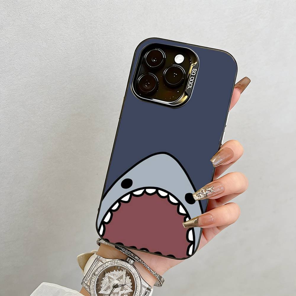 Мультяшный чехол для телефона iPhone 17,16,15,14,13,12,11 Plus,Pro Max,XS,Цветной Серебряный Внутренний Чехол