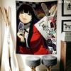 Kakegurui Wall Tapestry Aesthetic Wall Hanging Printed Fabric Blanket Decorative Tapestries for Bedroom Living Room Home Decor