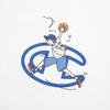 Champion Kids' Cool-Touch Retro Casual Patchwork T-Shirt