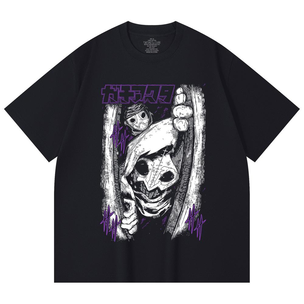 230 Gsm 100% Cotton Gachiakuta V9 Print Unisex Heavy Cotton T Shirt