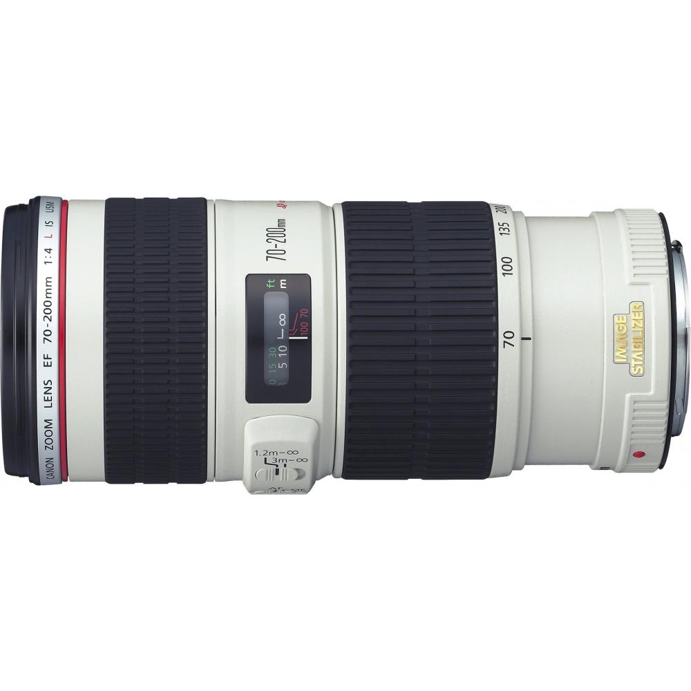 Телеобъектив Canon EF70-200mm F4L IS USM, совместимый с полноразмерными моделями
