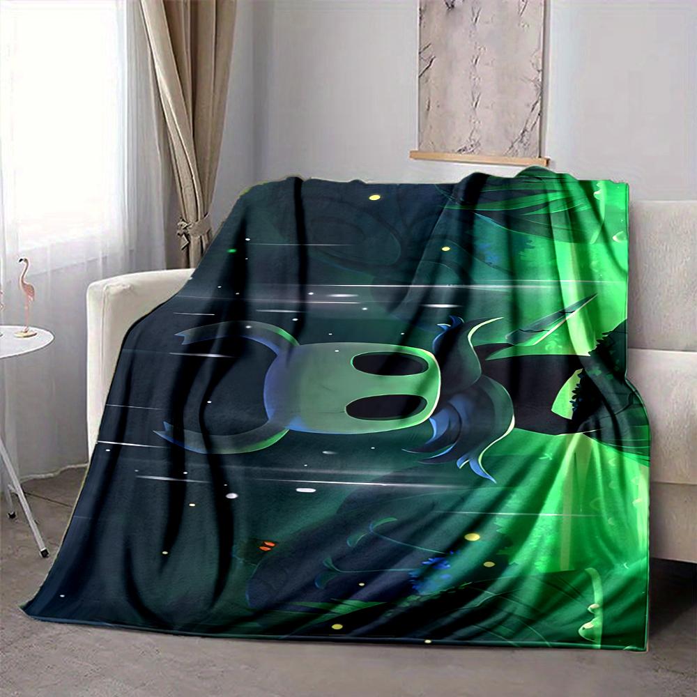 1Pc Space Adventure Alien Flannel Blanket, Soft And Comfortable, Casual Warm, Camping Travel, Christmas, Halloween Xmas Gift Y112