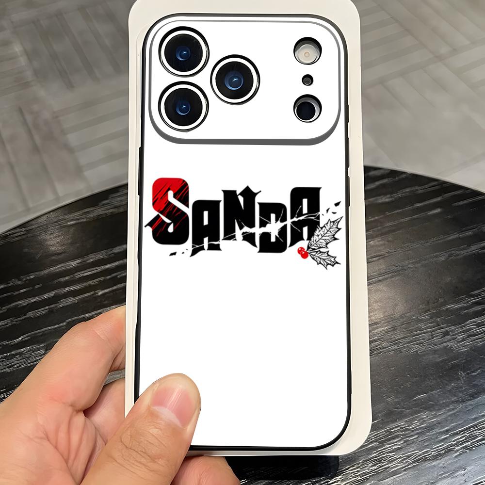 Anime SANDA Phone Case For IPhone 17 Pro Max 16 15 14 Pro Max 13 11 X Xs Xr 8 7Plus Silicone Cover