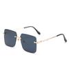 Ocean Piece Sunglasses Trendy Glasses Trimmed Sunglasses Women'S Frameless Metal Sunglasses S087
