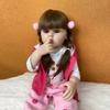 55 CM Lifelike Full Body Silicone Reborn Girl Baby Doll 22 Inch Newborn Girl Toddler Bebe Birthday Gifts for Child Toy