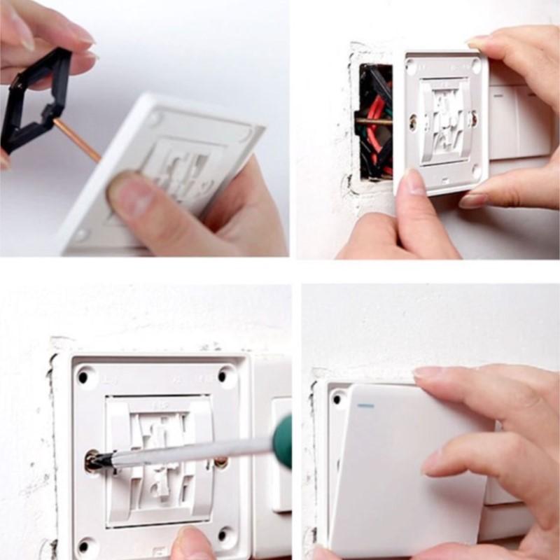 6 шт. электростатический спрей 118, быстрый монтаж, ремонт коробки, простая установка, нет необходимости снимать нижнюю коробку домашнего выключателя