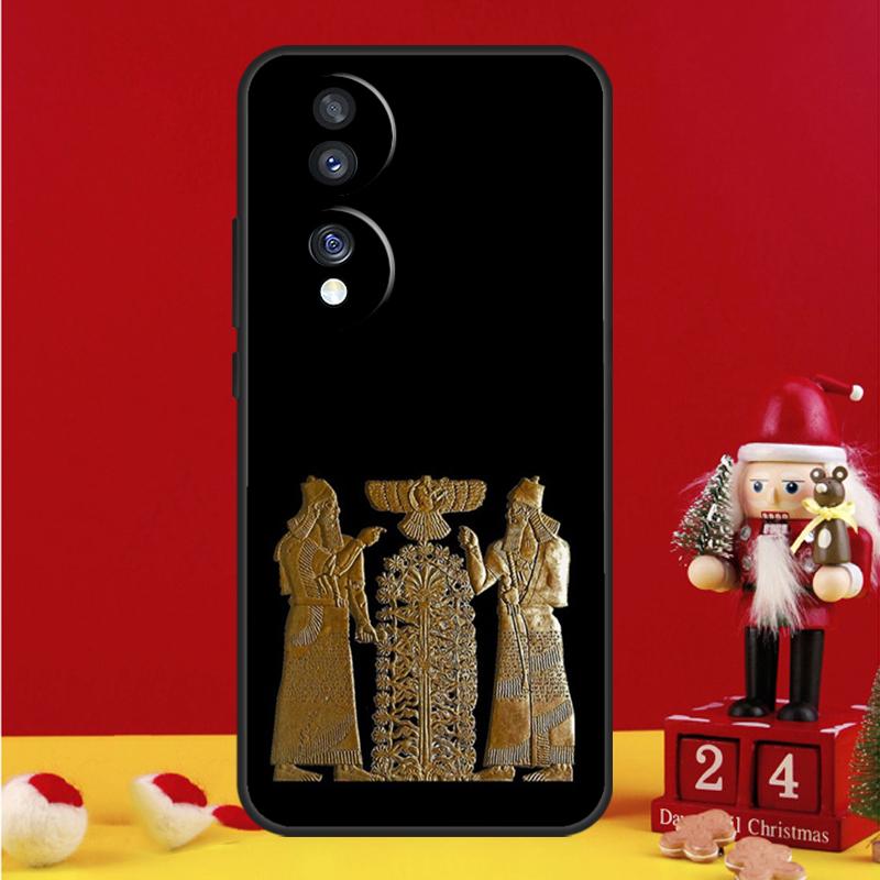 Ламассу Ассирийская Месопотамская Чехол Для Honor Magic 8 5 6 7 Lite Honor Win X9b X9c X9a X8c X8b 50 70 90 200 400 Pro Чехол